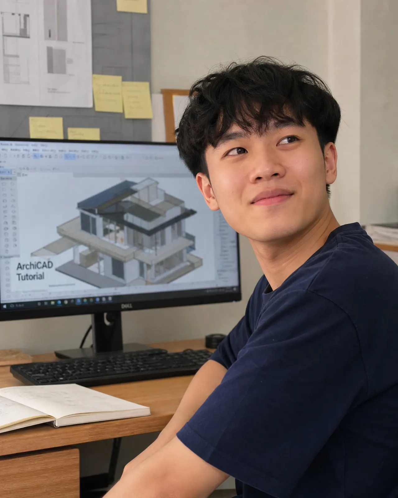 Chân dung Hoàng Văn E · CAD Intern